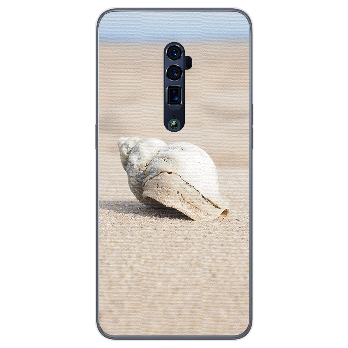Funda Gel Tpu para Oppo Reno 10x Zoom diseño Concha Dibujos