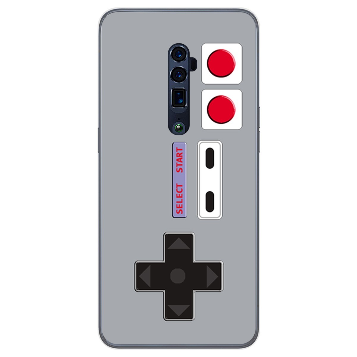 Funda Gel Tpu para Oppo Reno 10x Zoom diseño Consola Dibujos