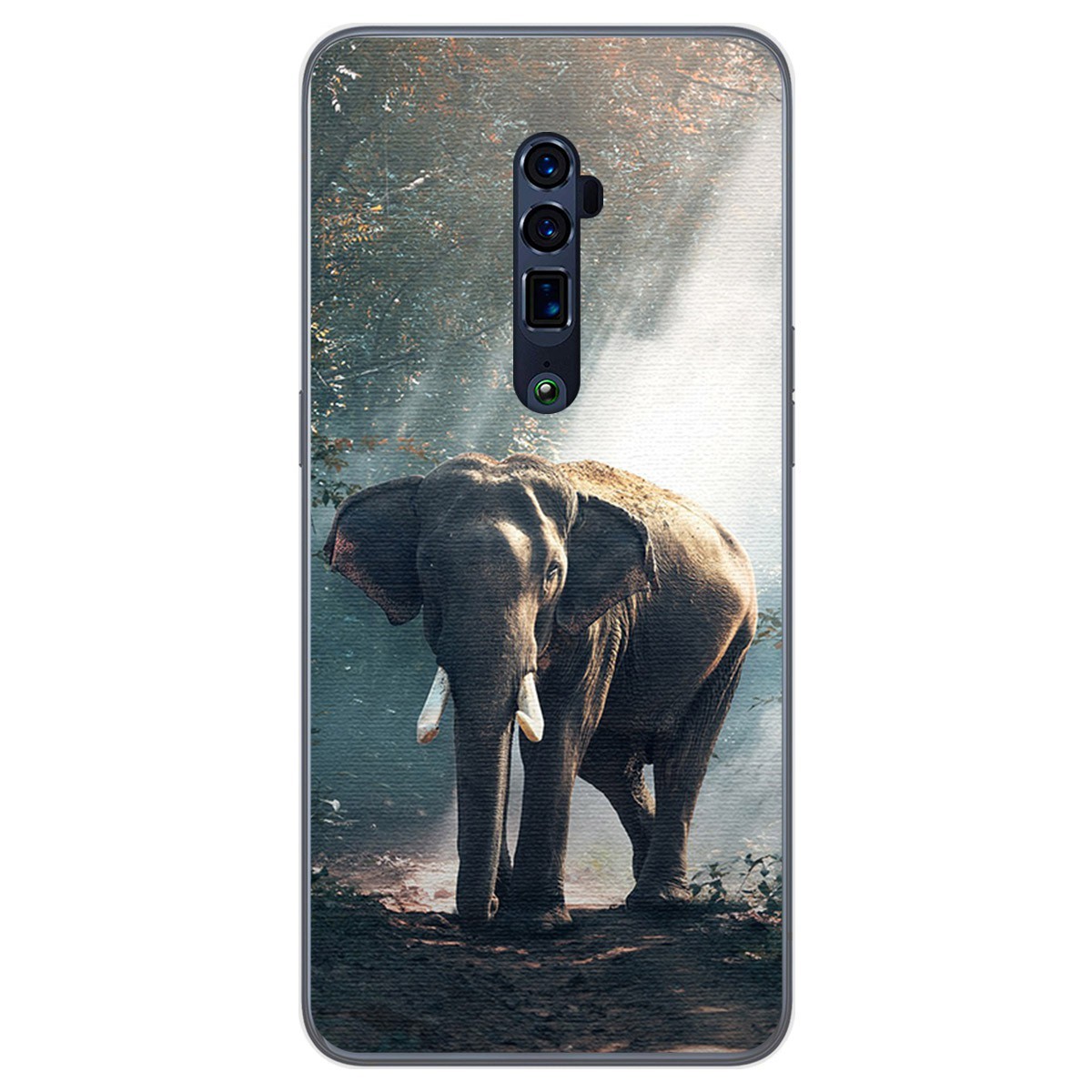 Funda Gel Tpu para Oppo Reno 10x Zoom diseño Elefante Dibujos