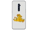 Funda Gel Tpu para Oppo Reno 10x Zoom diseño Leones Dibujos