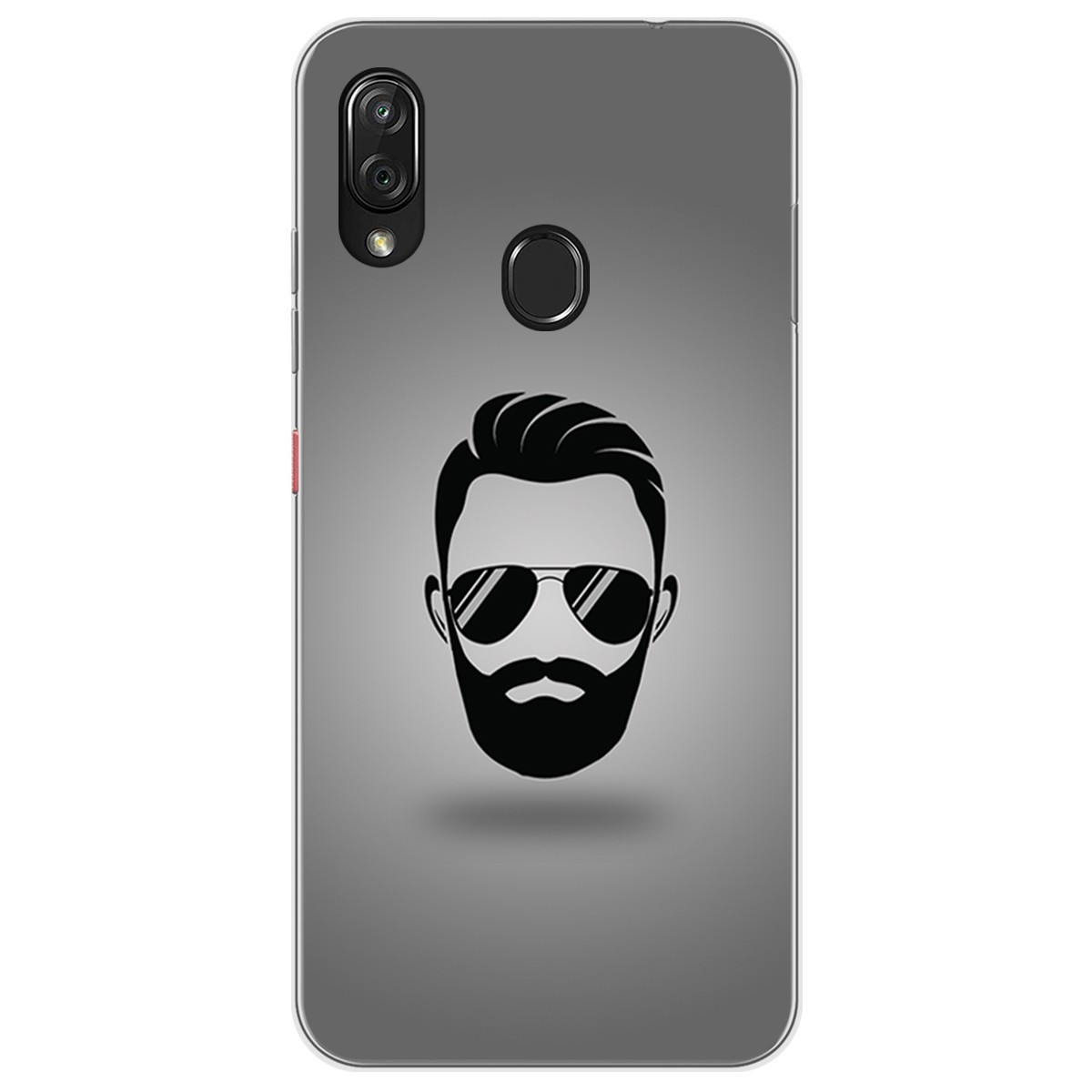 Funda Gel Tpu para Zte Blade V10 vita / Orange Neva Play diseño Barba Dibujos