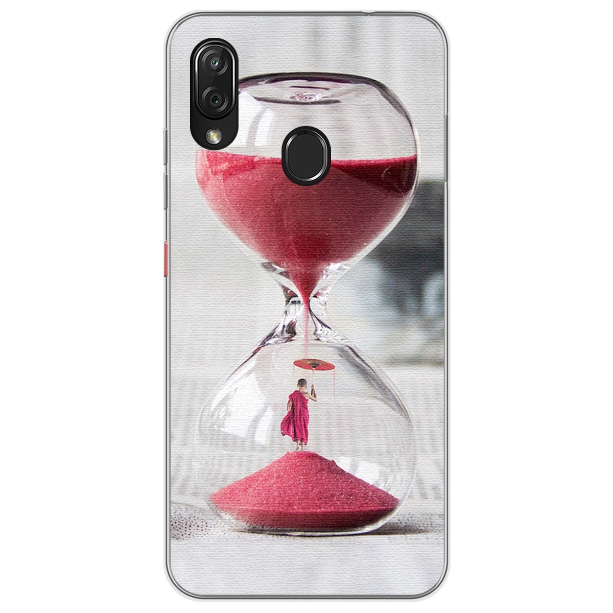 Funda Gel Tpu para Zte Blade V10 vita / Orange Neva Play diseño Reloj Dibujos