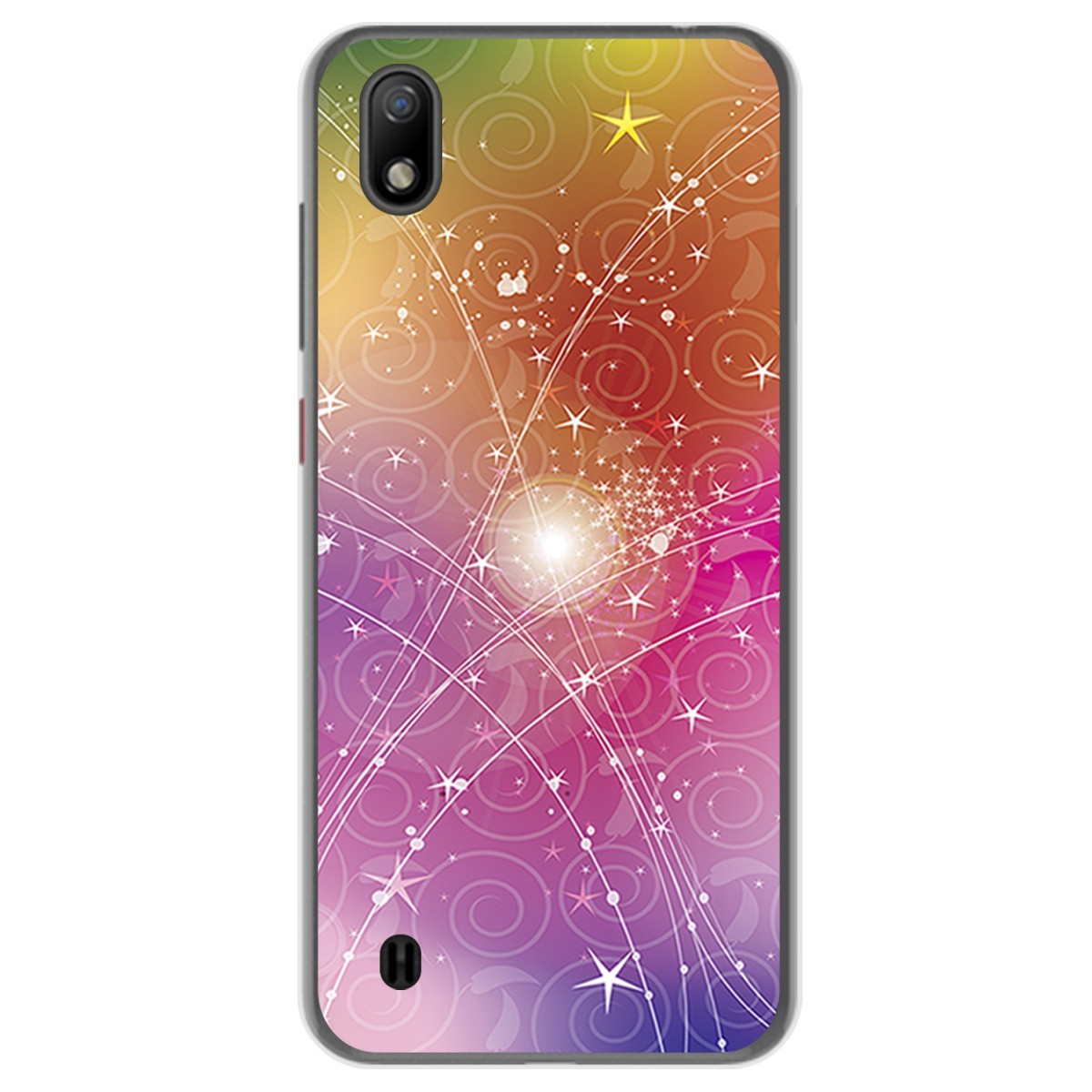Funda Gel Tpu para ZTE Blade A7 (2019) diseño Abstracto Dibujos