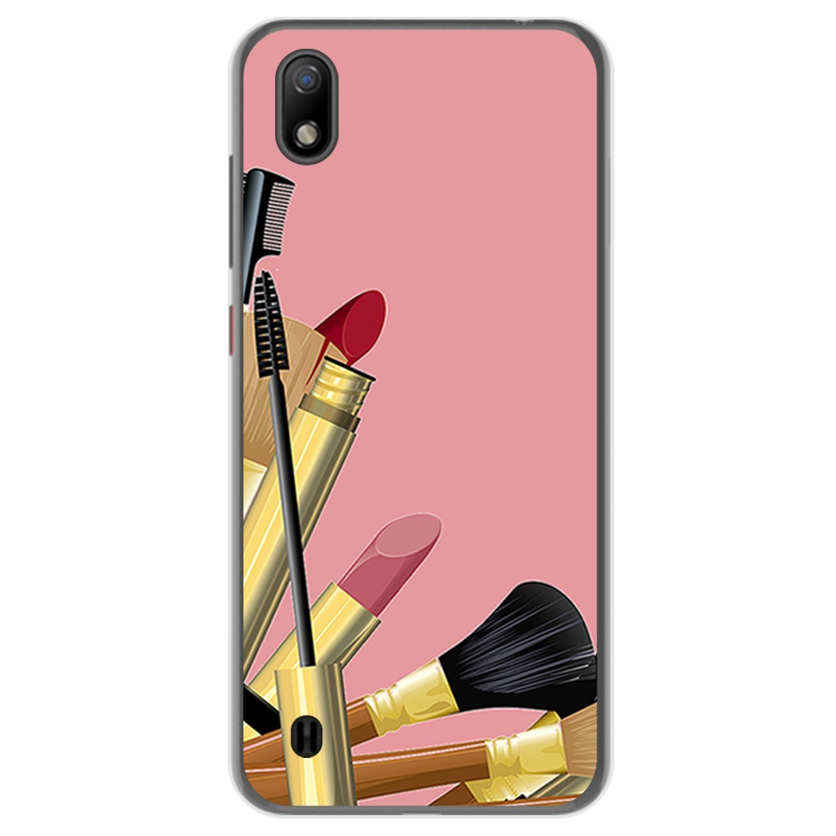 Funda Gel Tpu para ZTE Blade A7 (2019) diseño Brochas Dibujos