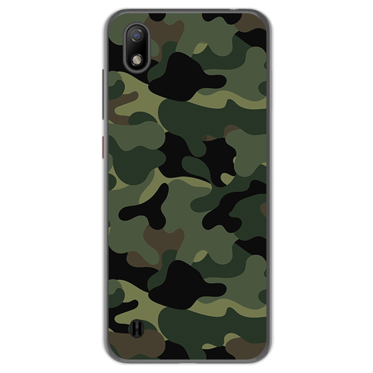 Funda Gel Tpu para ZTE Blade A7 (2019) diseño Camuflaje Dibujos