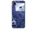 Funda Gel Tpu para ZTE Blade A7 (2019) diseño Circuito Dibujos