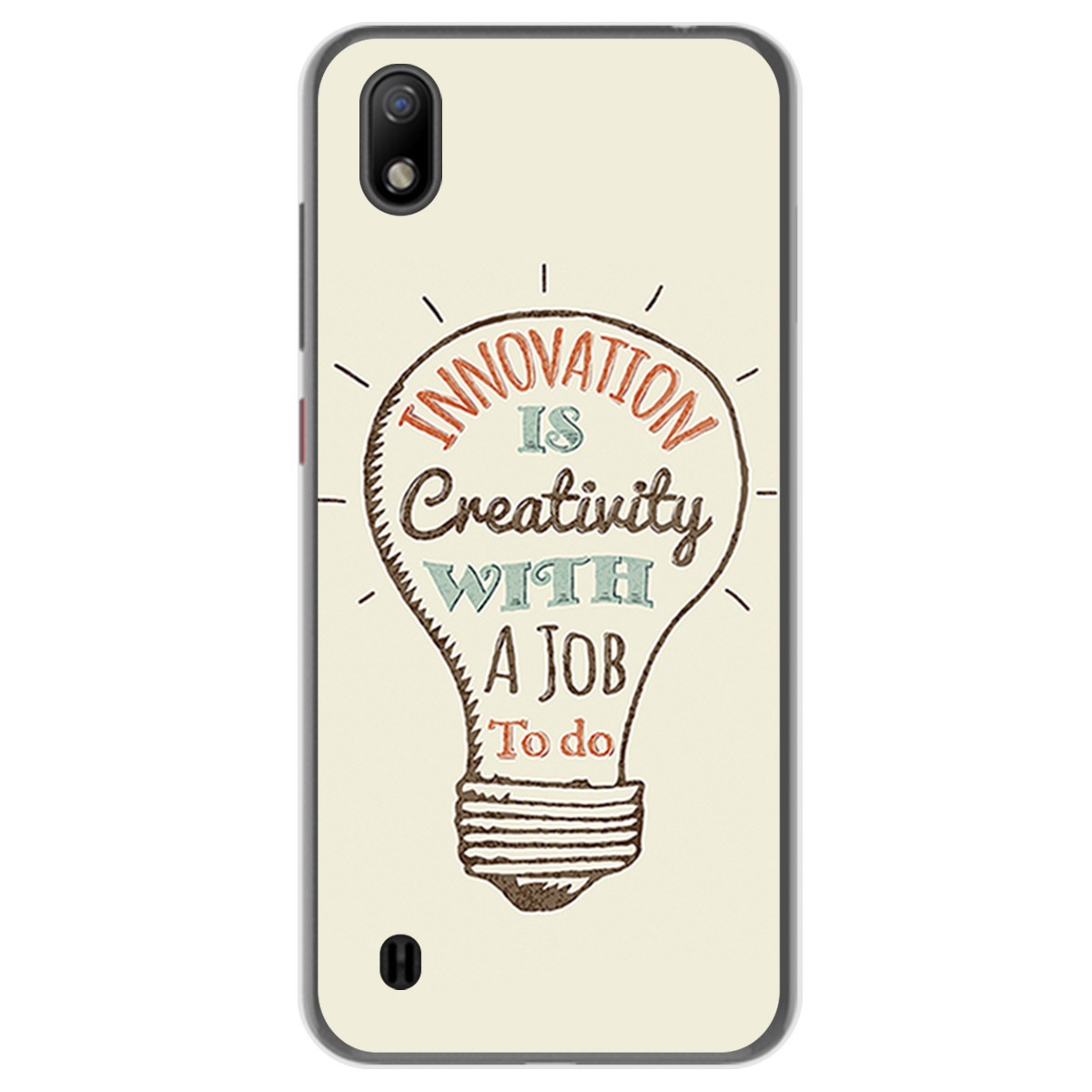 Funda Gel Tpu para ZTE Blade A7 (2019) diseño Creativity Dibujos