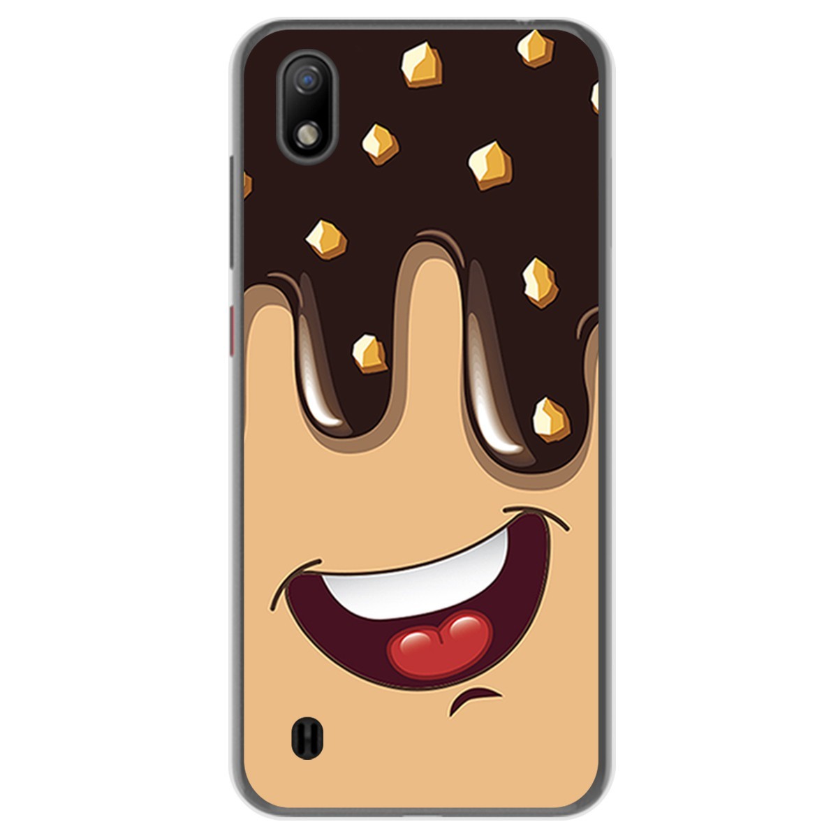 Funda Gel Tpu para ZTE Blade A7 (2019) diseño Helado Chocolate Dibujos