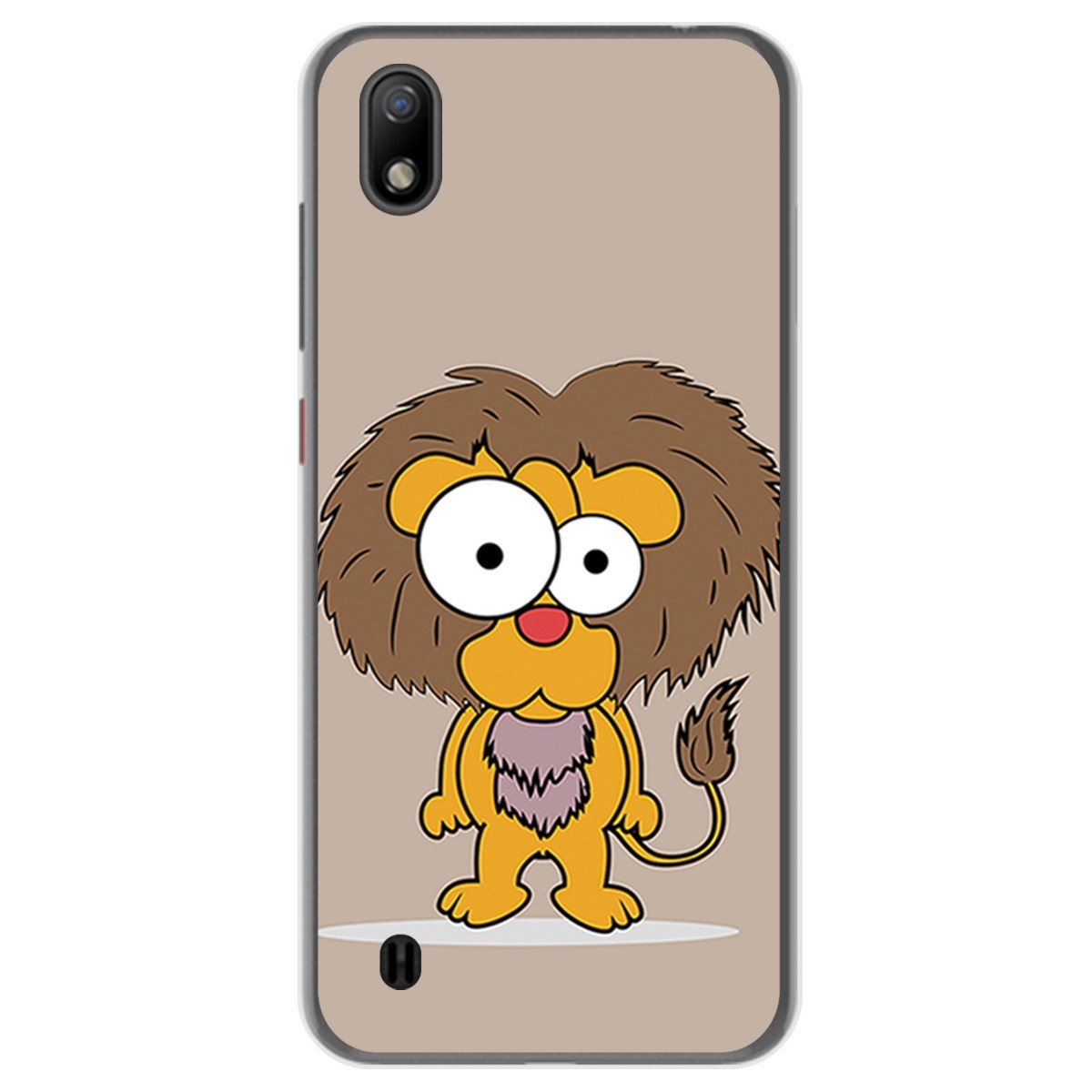 Funda Gel Tpu para ZTE Blade A7 (2019) diseño Leon Dibujos
