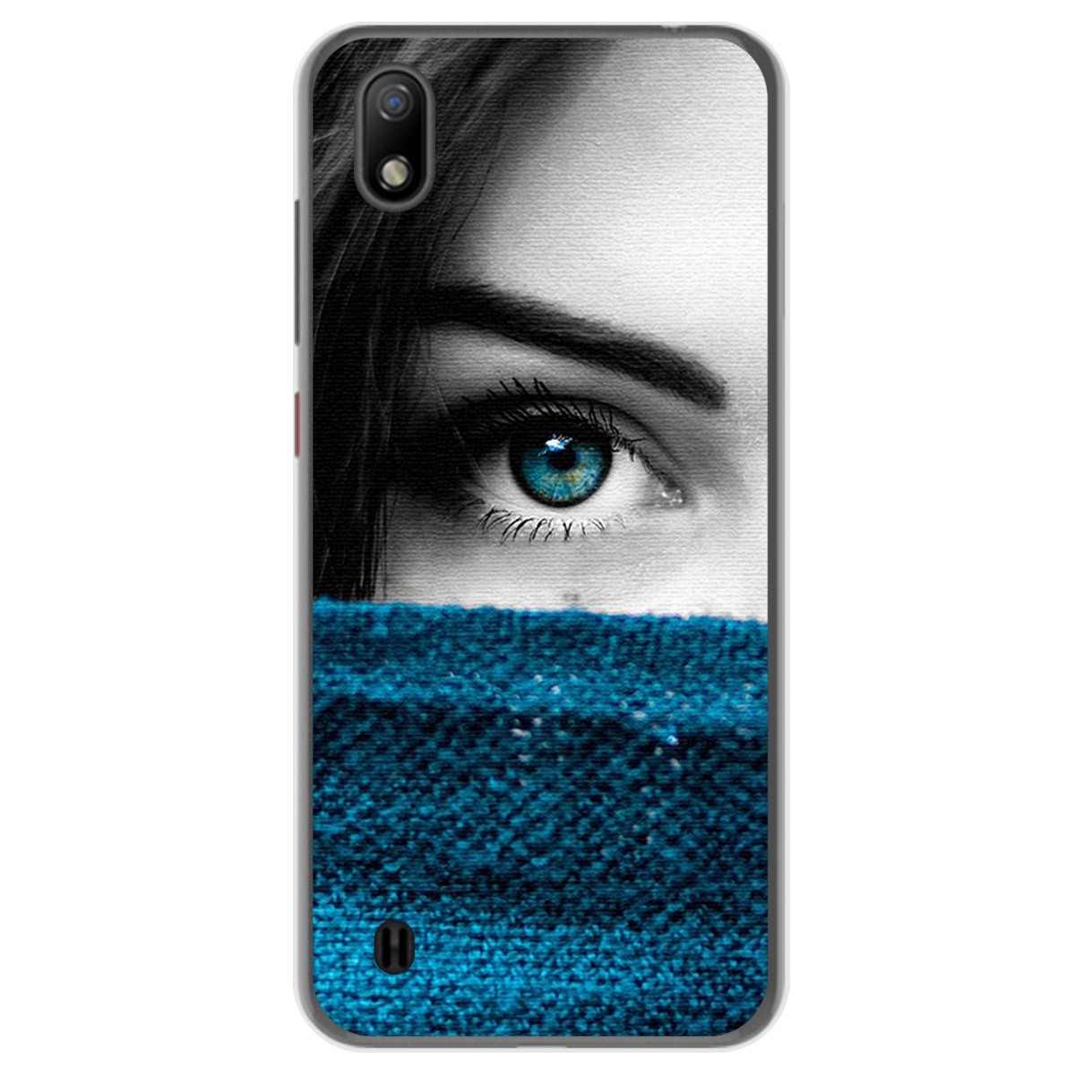 Funda Gel Tpu para ZTE Blade A7 (2019) diseño Ojo Dibujos