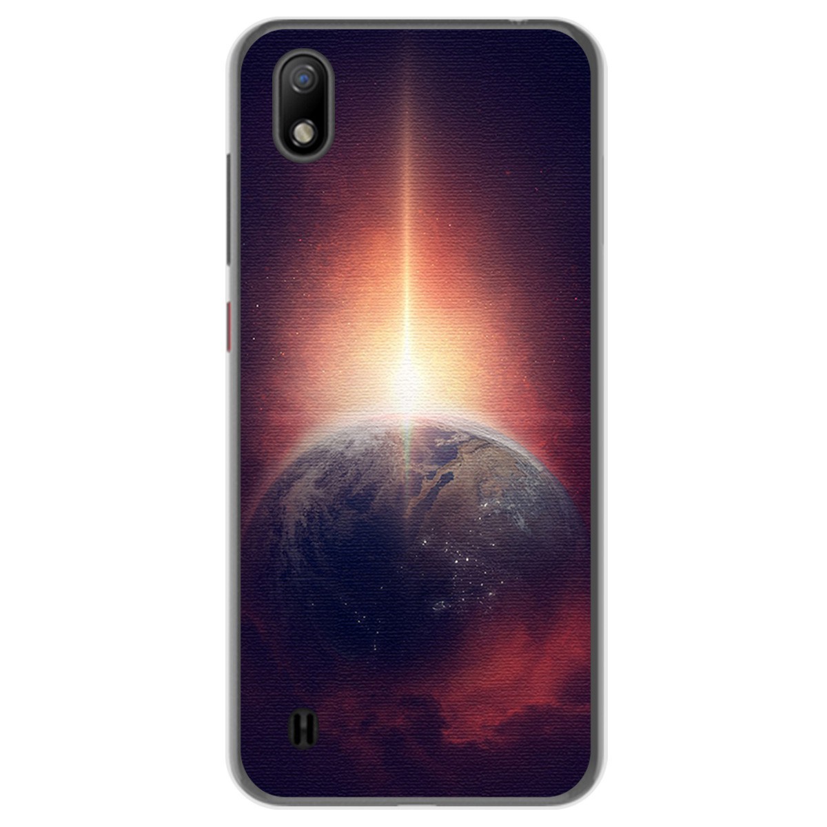 Funda Gel Tpu para ZTE Blade A7 (2019) diseño Tierra Dibujos