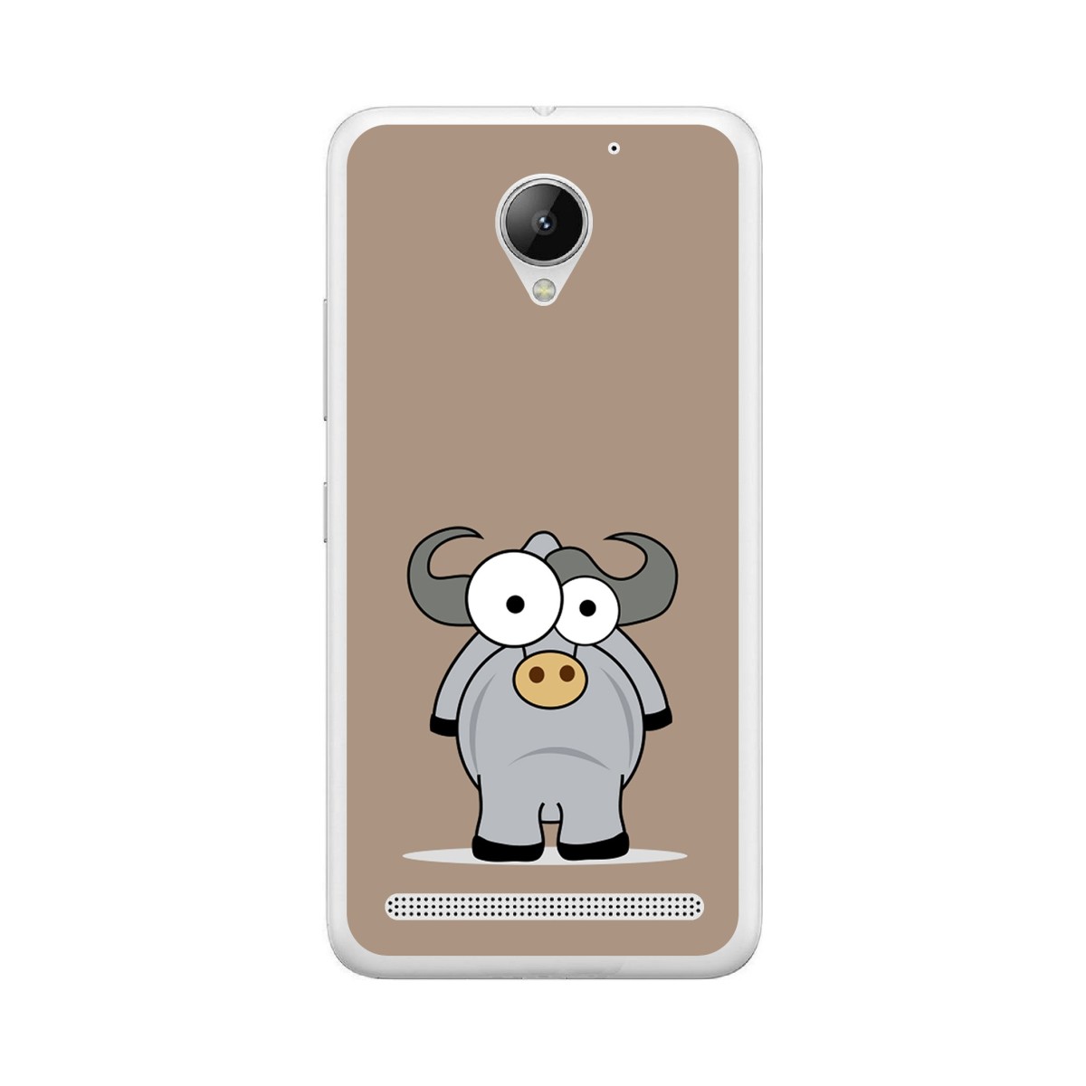 Funda Gel Tpu para Lenovo Moto C2 Diseño Toro Dibujos