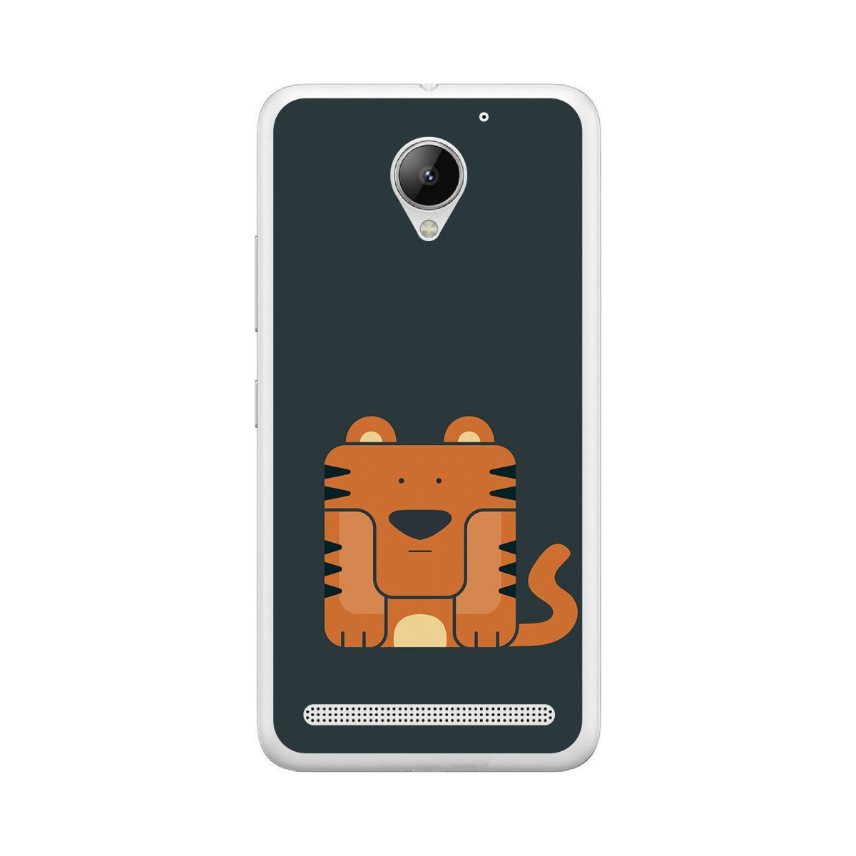 Funda Gel Tpu para Lenovo Moto C2 Diseño Tigre Dibujos