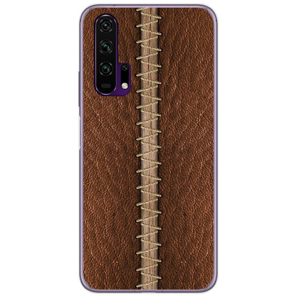 Funda Gel Tpu para Huawei Honor 20 Pro diseño Cuero 01 Dibujos