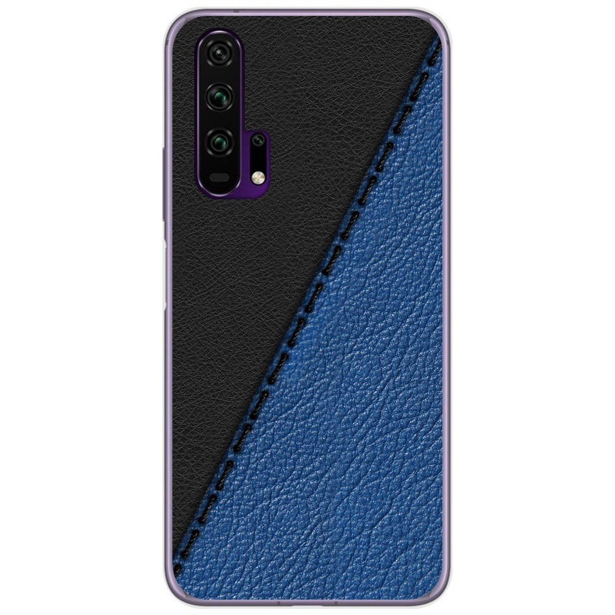 Funda Gel Tpu para Huawei Honor 20 Pro diseño Cuero 02 Dibujos