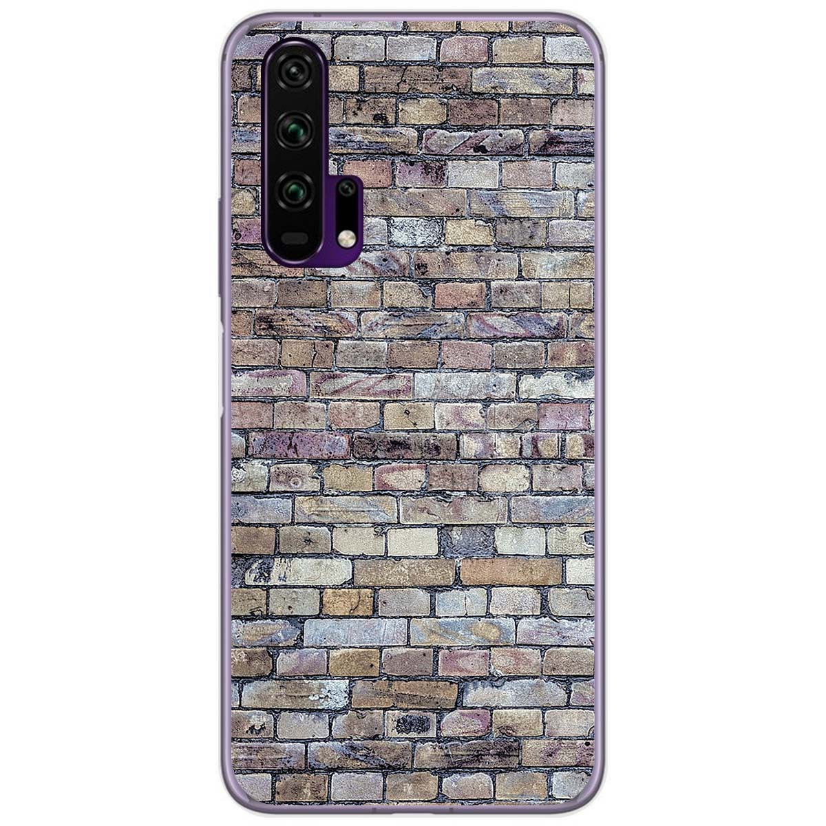 Funda Gel Tpu para Huawei Honor 20 Pro diseño Ladrillo 02 Dibujos