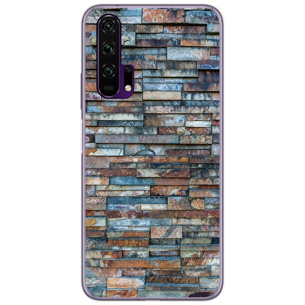 Funda Gel Tpu para Huawei Honor 20 Pro diseño Ladrillo 05 Dibujos