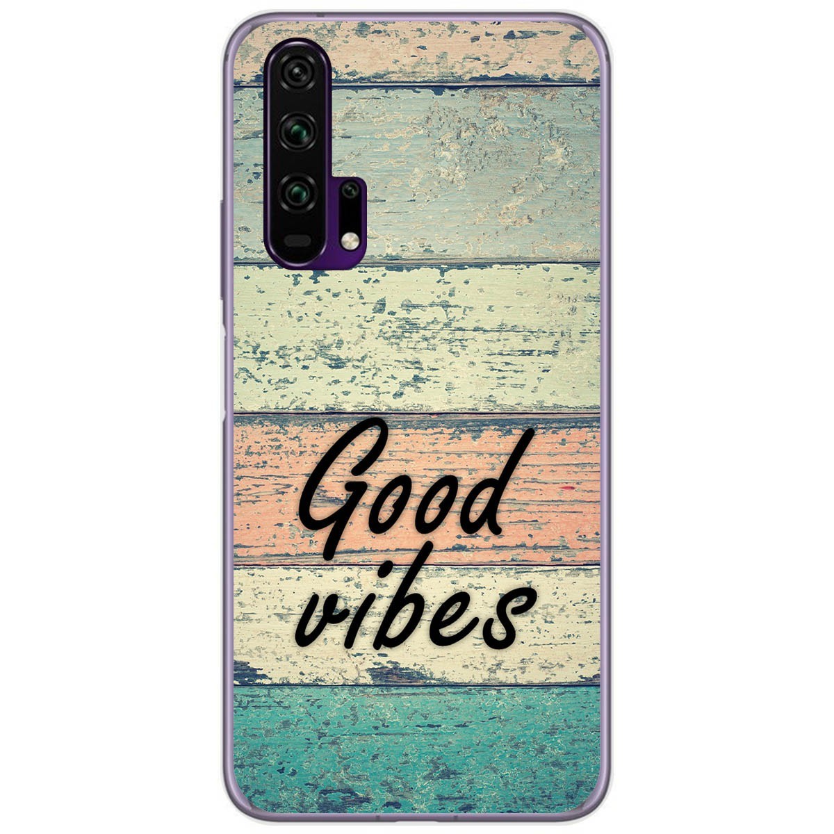 Funda Gel Tpu para Huawei Honor 20 Pro diseño Madera 01 Dibujos