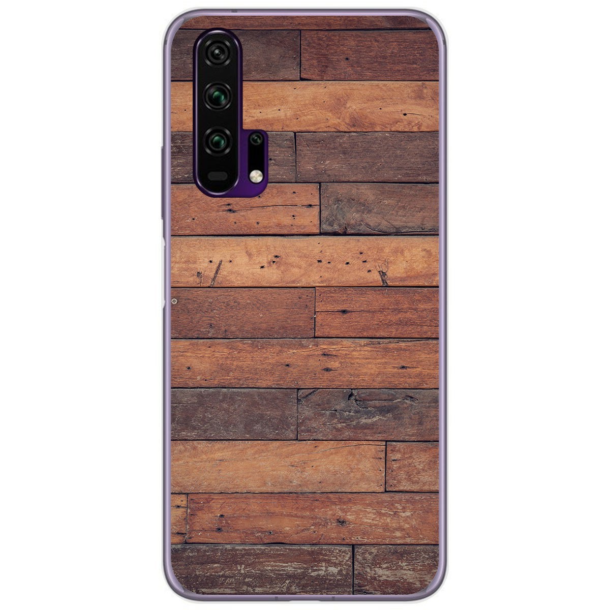 Funda Gel Tpu para Huawei Honor 20 Pro diseño Madera 03 Dibujos