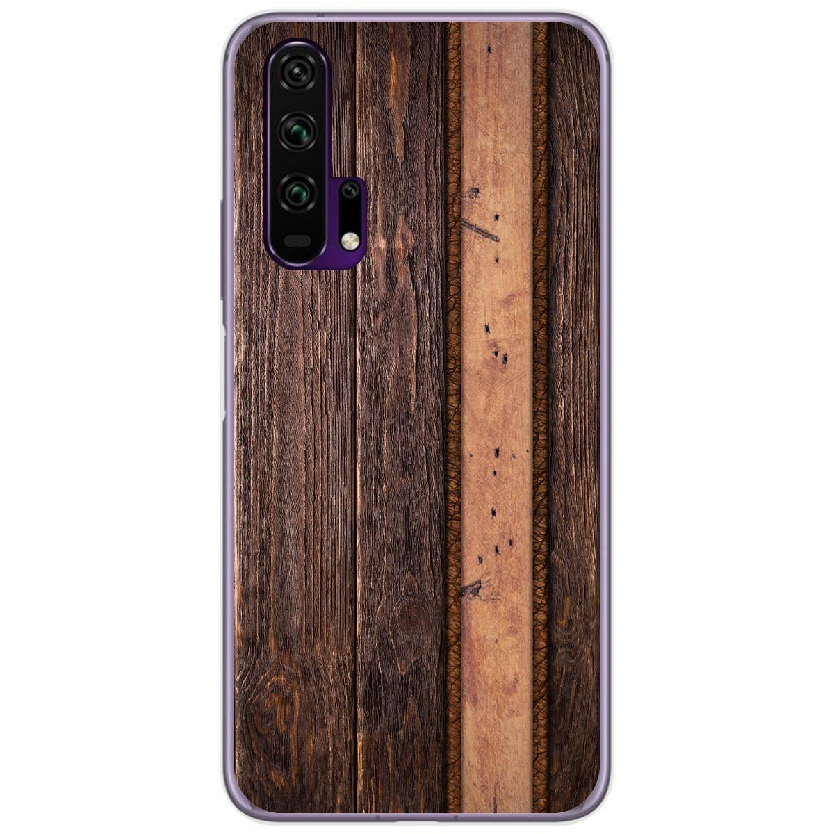 Funda Gel Tpu para Huawei Honor 20 Pro diseño Madera 05 Dibujos
