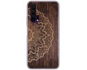 Funda Gel Tpu para Huawei Honor 20 Pro diseño Madera 06 Dibujos