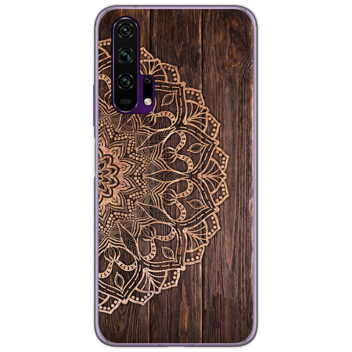 Funda Gel Tpu para Huawei Honor 20 Pro diseño Madera 06 Dibujos