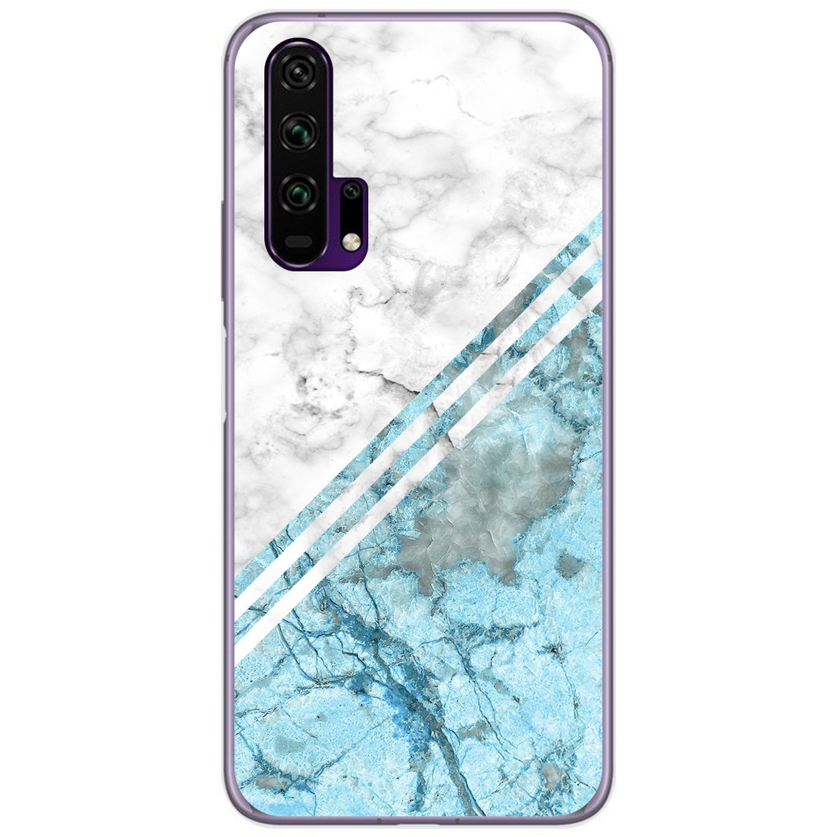 Funda Gel Tpu para Huawei Honor 20 Pro diseño Mármol 02 Dibujos
