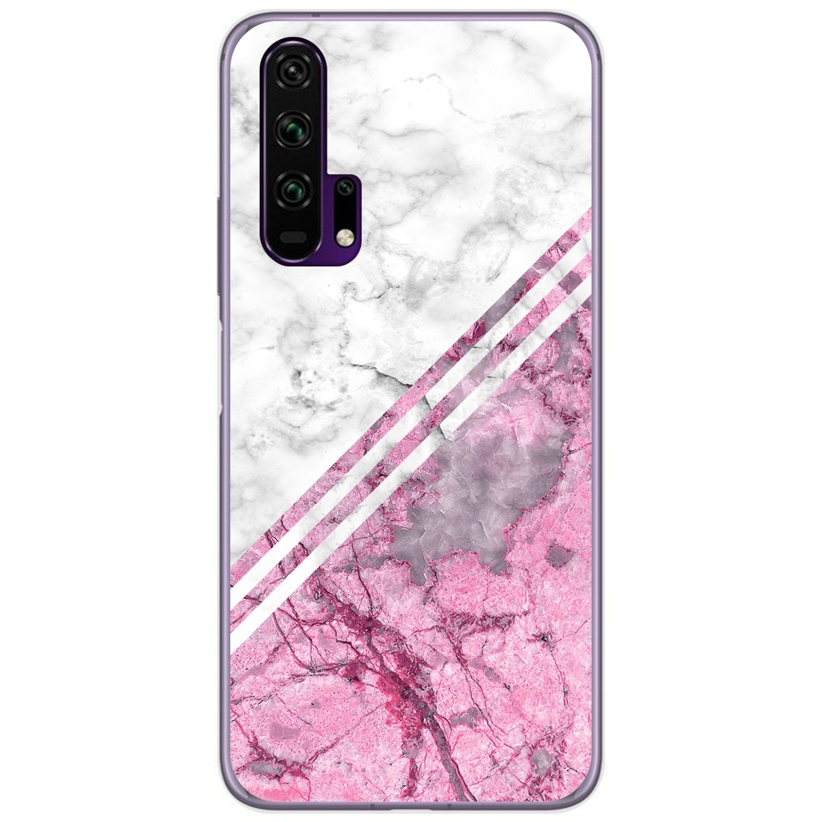 Funda Gel Tpu para Huawei Honor 20 Pro diseño Mármol 03 Dibujos