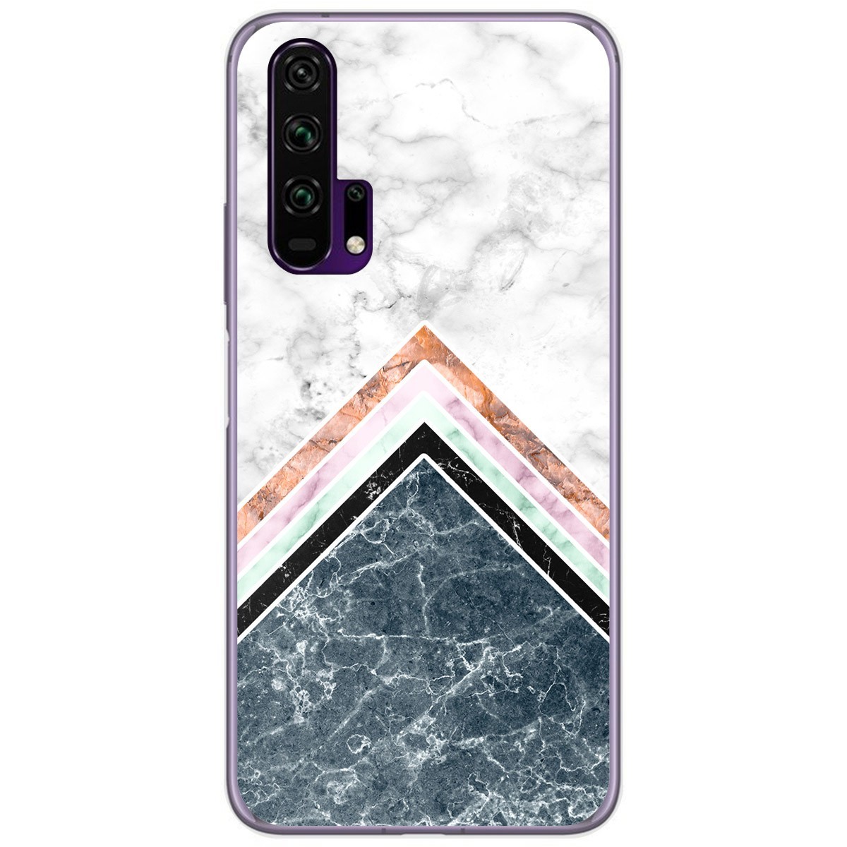 Funda Gel Tpu para Huawei Honor 20 Pro diseño Mármol 05 Dibujos