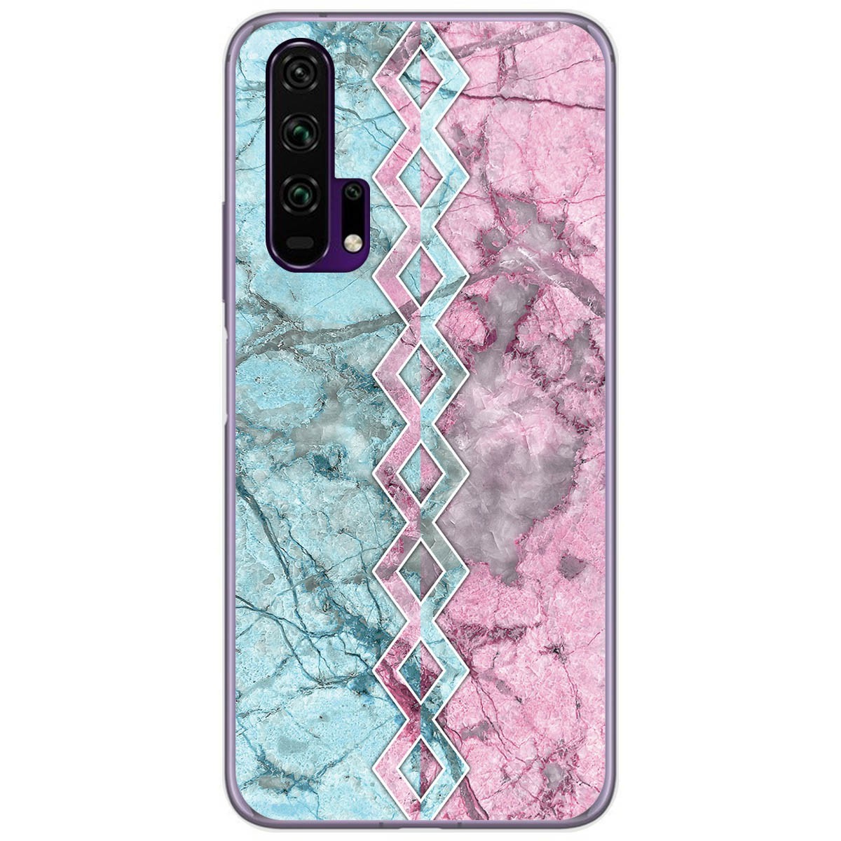 Funda Gel Tpu para Huawei Honor 20 Pro diseño Mármol 08 Dibujos