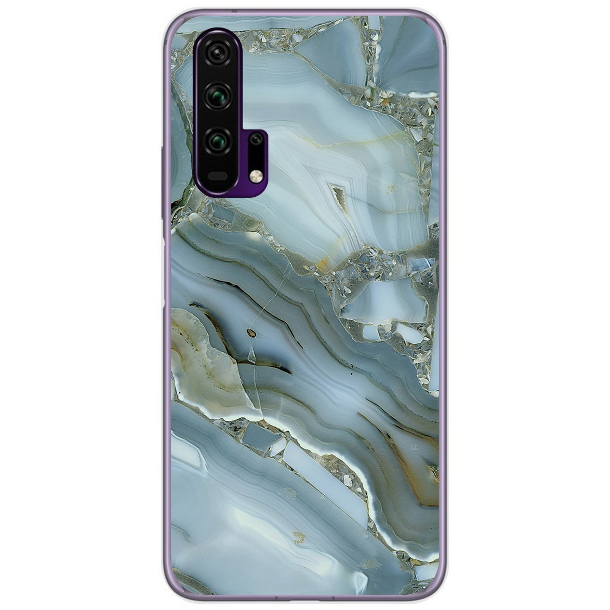 Funda Gel Tpu para Huawei Honor 20 Pro diseño Mármol 09 Dibujos