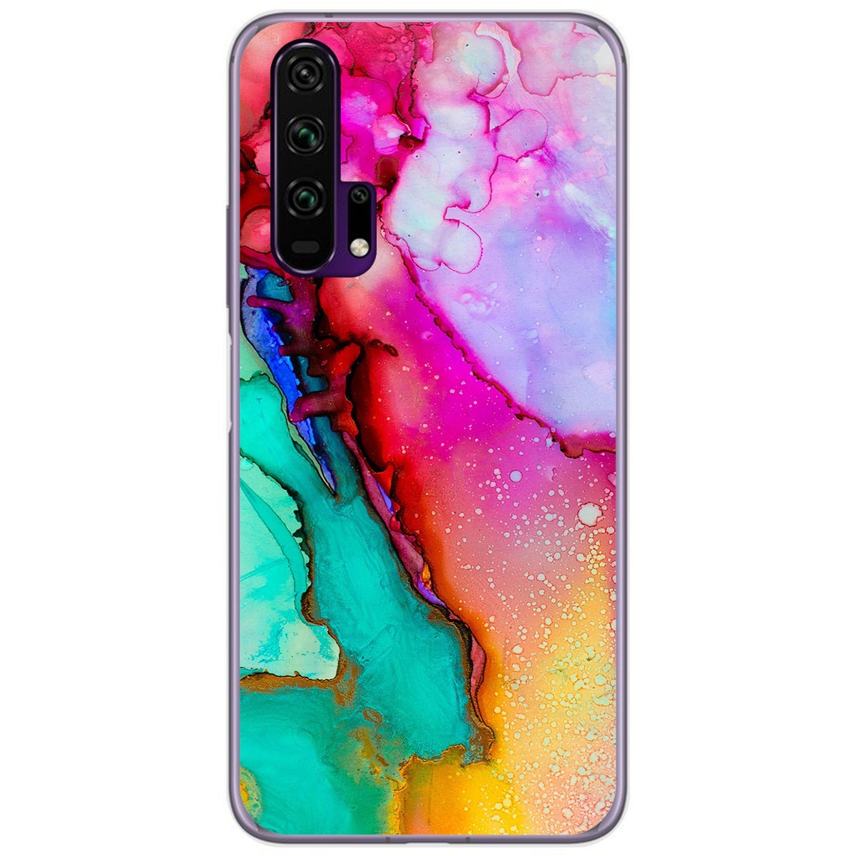 Funda Gel Tpu para Huawei Honor 20 Pro diseño Mármol 15 Dibujos