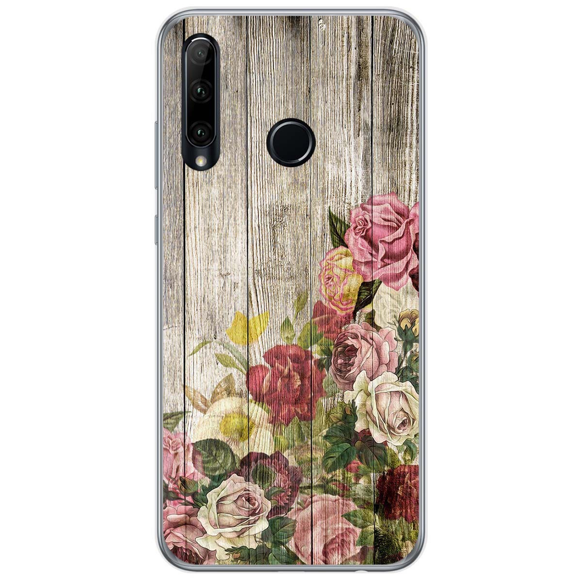 Funda Gel Tpu para Huawei Honor 20 Lite diseño Madera 08 Dibujos