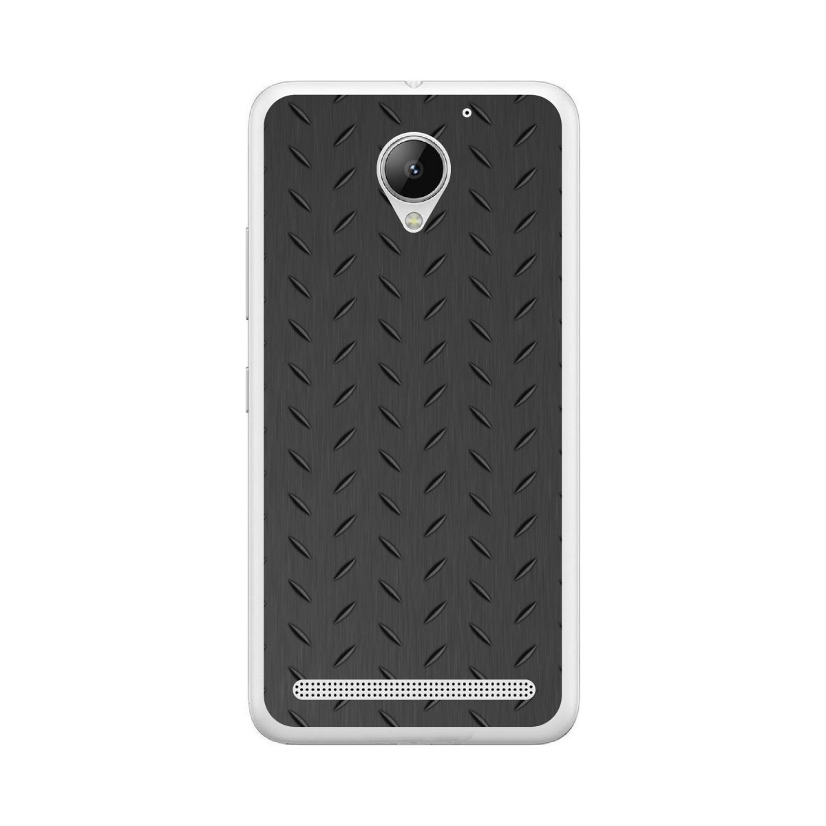 Funda Gel Tpu para Lenovo Moto C2 Diseño Metal Dibujos