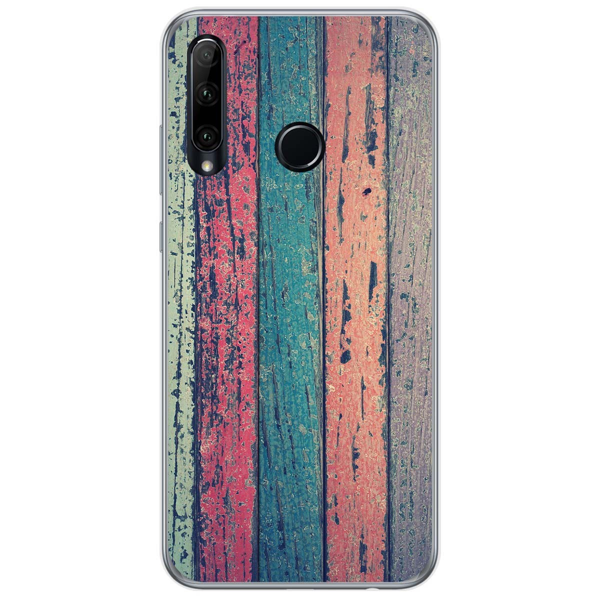 Funda Gel Tpu para Huawei Honor 20 Lite diseño Madera 10 Dibujos