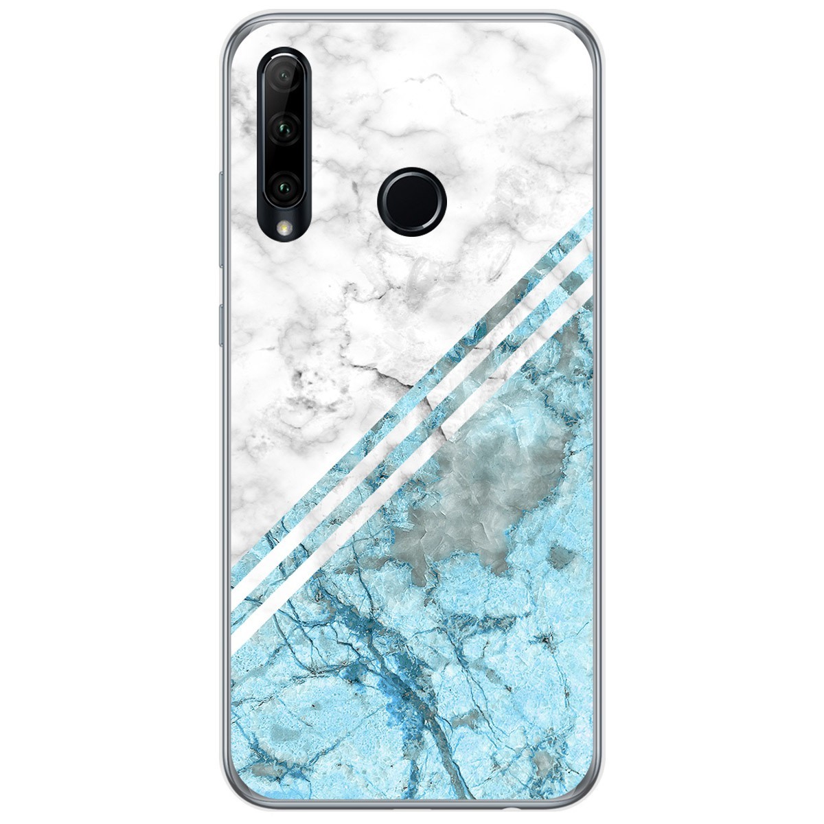 Funda Gel Tpu para Huawei Honor 20 Lite diseño Mármol 02 Dibujos