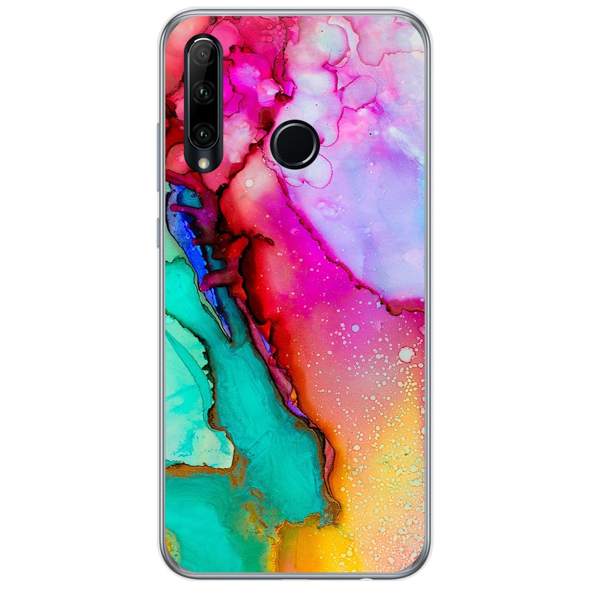 Funda Gel Tpu para Huawei Honor 20 Lite diseño Mármol 15 Dibujos