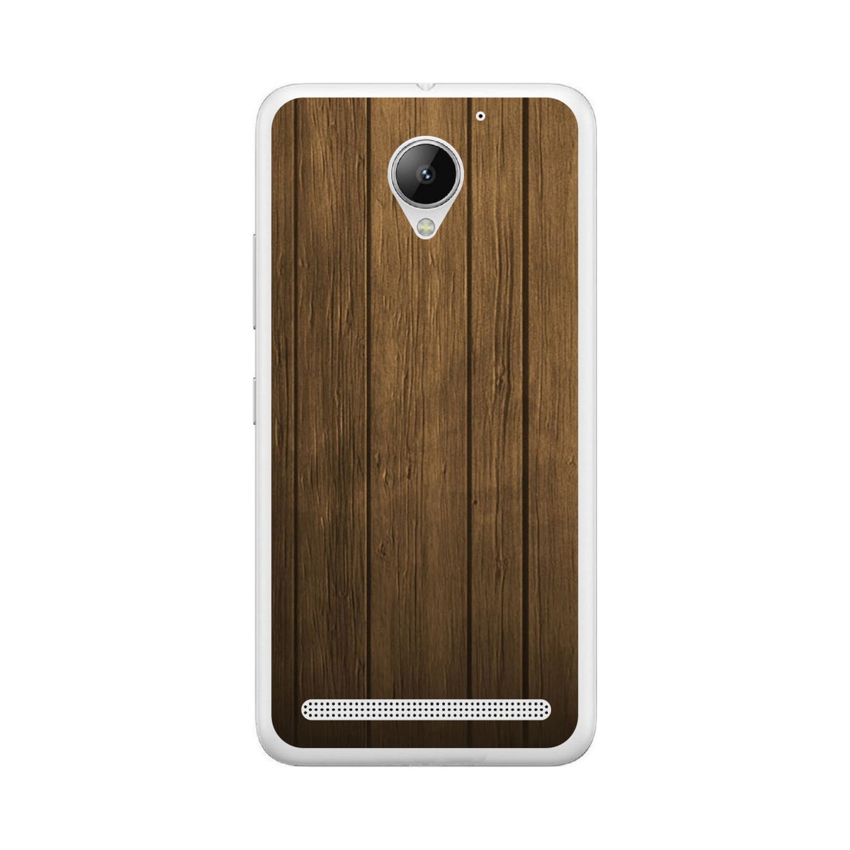 Funda Gel Tpu para Lenovo Moto C2 Diseño Madera Dibujos
