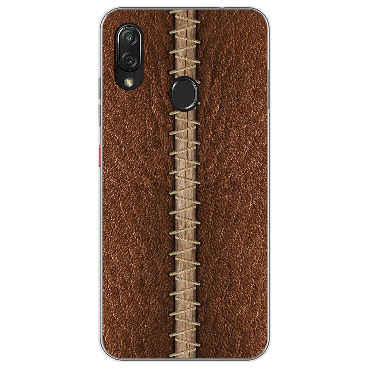 Funda Gel Tpu para Zte Blade V10 vita / Orange Neva Play diseño Cuero 01 Dibujos