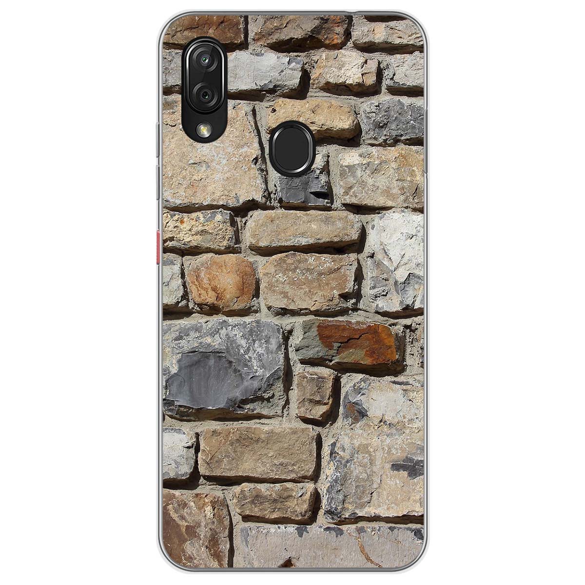 Funda Gel Tpu para Zte Blade V10 vita / Orange Neva Play diseño Ladrillo 03 Dibujos