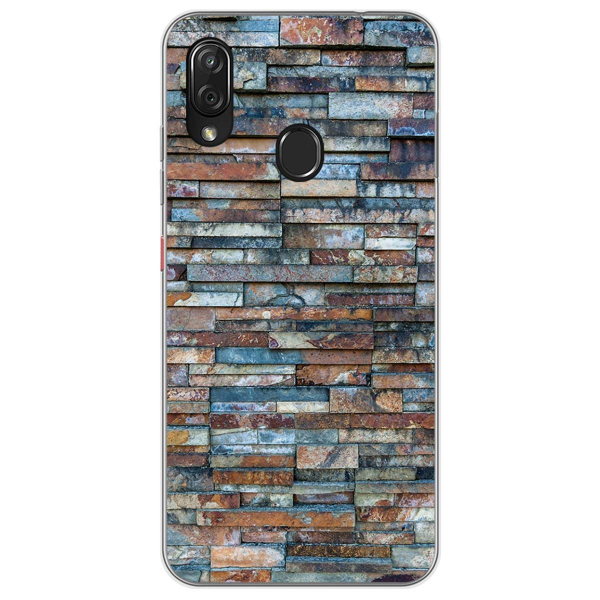 Funda Gel Tpu para Zte Blade V10 vita / Orange Neva Play diseño Ladrillo 05 Dibujos