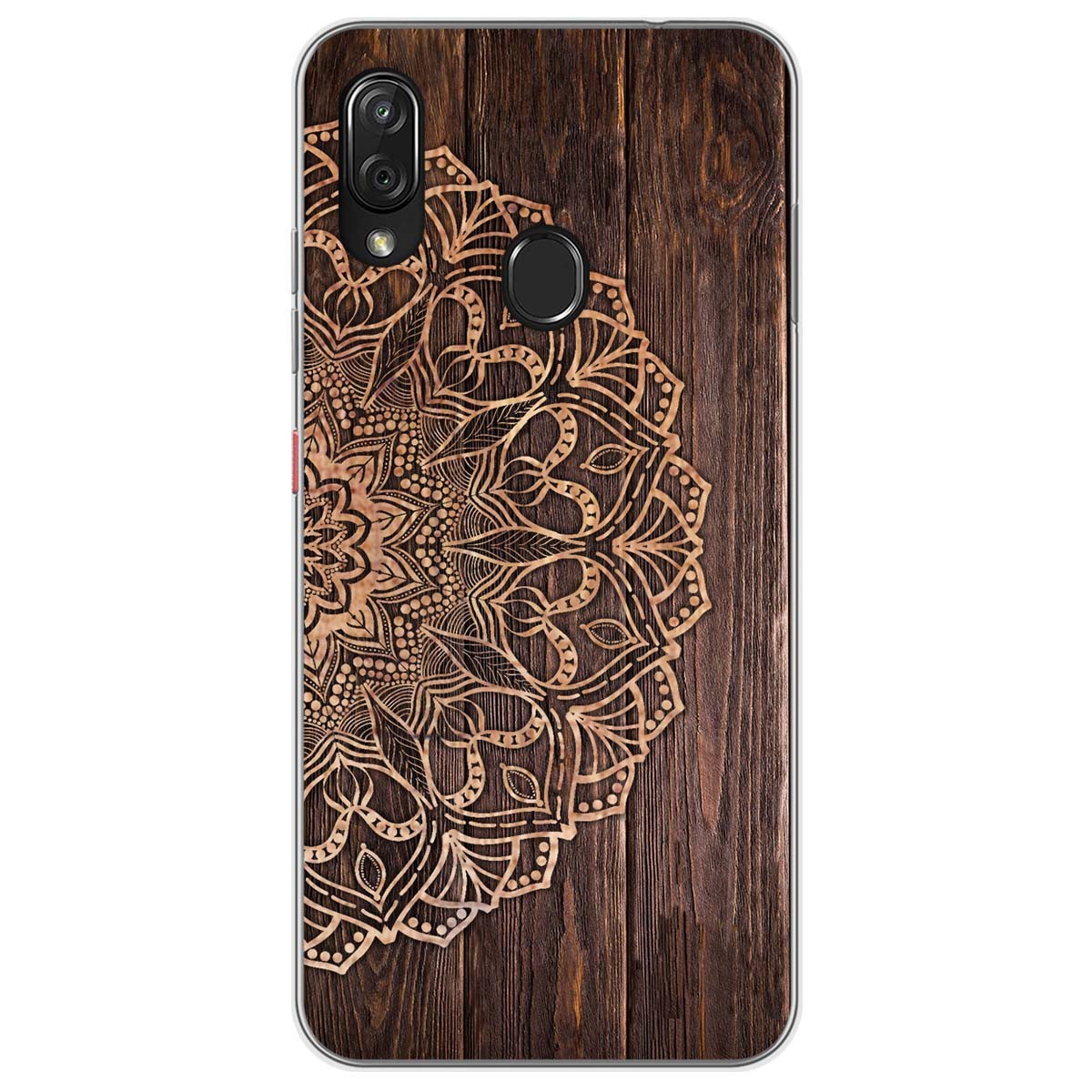 Funda Gel Tpu para Zte Blade V10 vita / Orange Neva Play diseño Madera 06 Dibujos