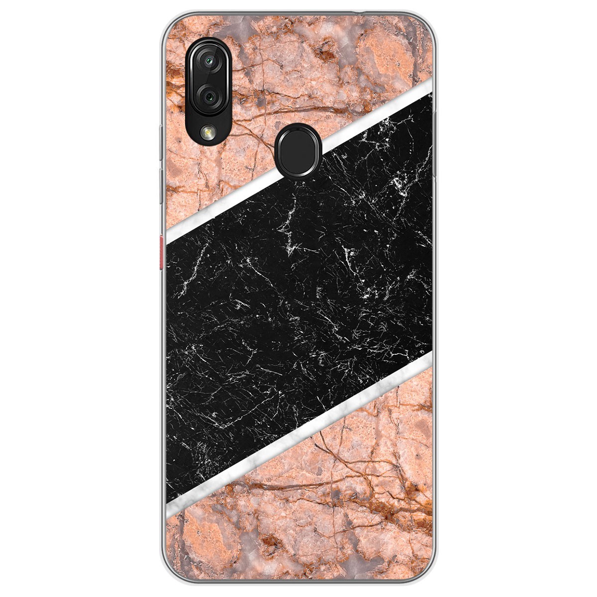 Funda Gel Tpu para Zte Blade V10 vita / Orange Neva Play diseño Mármol 07 Dibujos