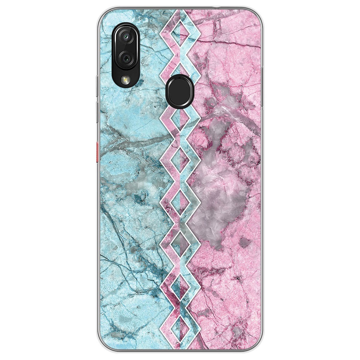 Funda Gel Tpu para Zte Blade V10 vita / Orange Neva Play diseño Mármol 08 Dibujos