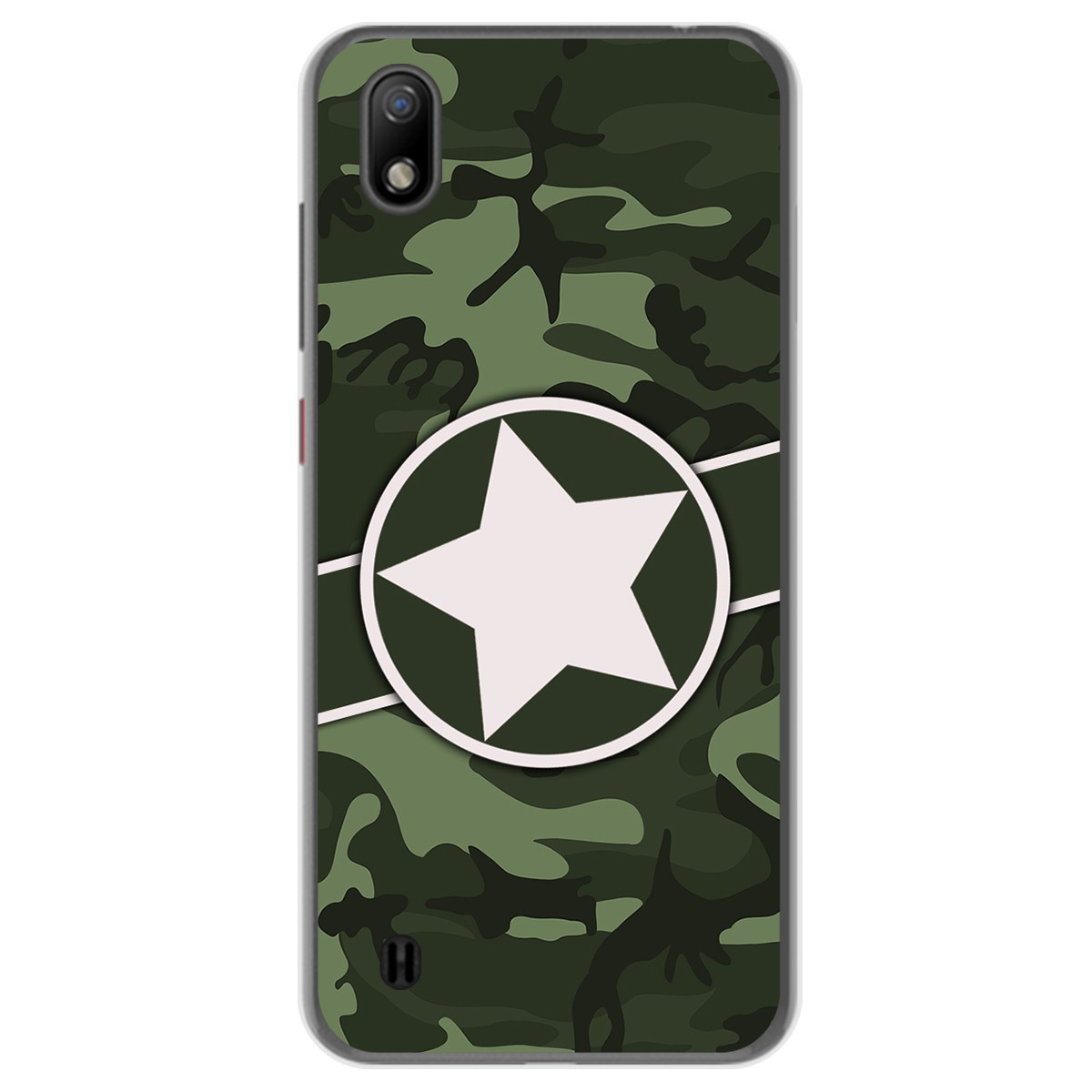 Funda Gel Tpu para ZTE Blade A7 (2019) diseño Camuflaje 01 Dibujos