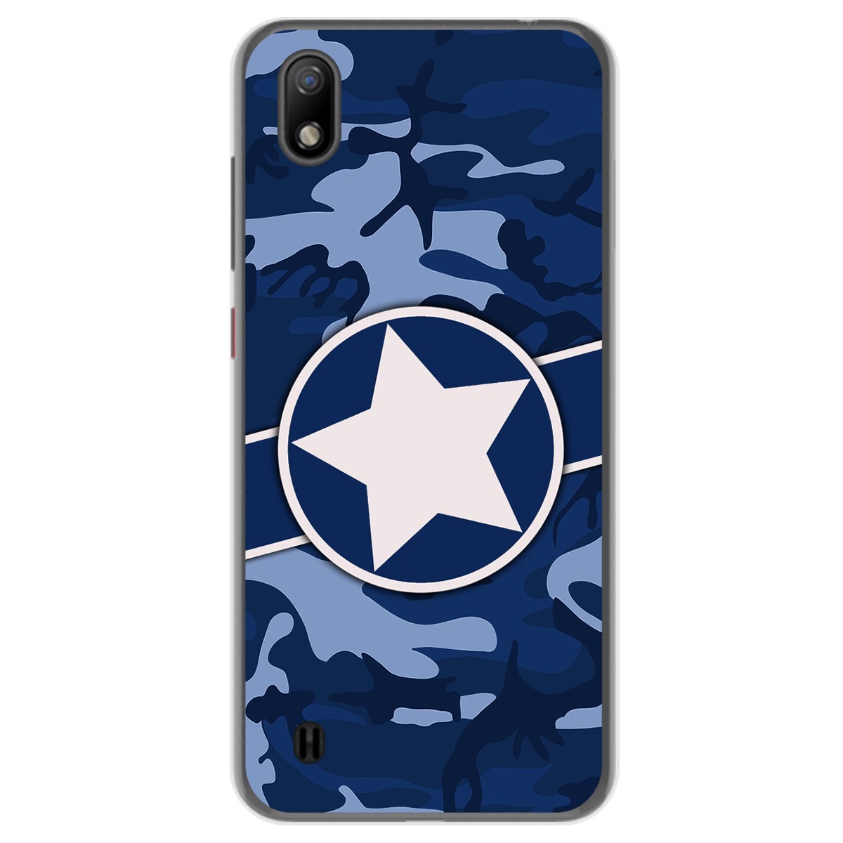 Funda Gel Tpu para ZTE Blade A7 (2019) diseño Camuflaje 03 Dibujos