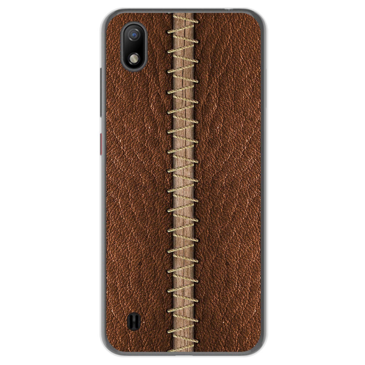 Funda Gel Tpu para ZTE Blade A7 (2019) diseño Cuero 01 Dibujos