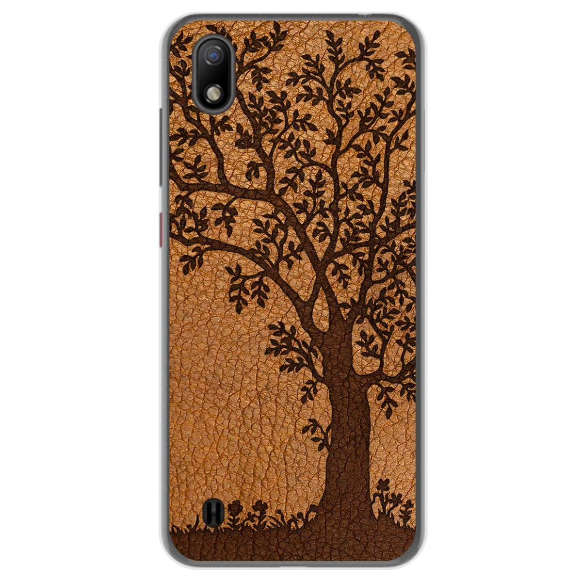 Funda Gel Tpu para ZTE Blade A7 (2019) diseño Cuero 03 Dibujos