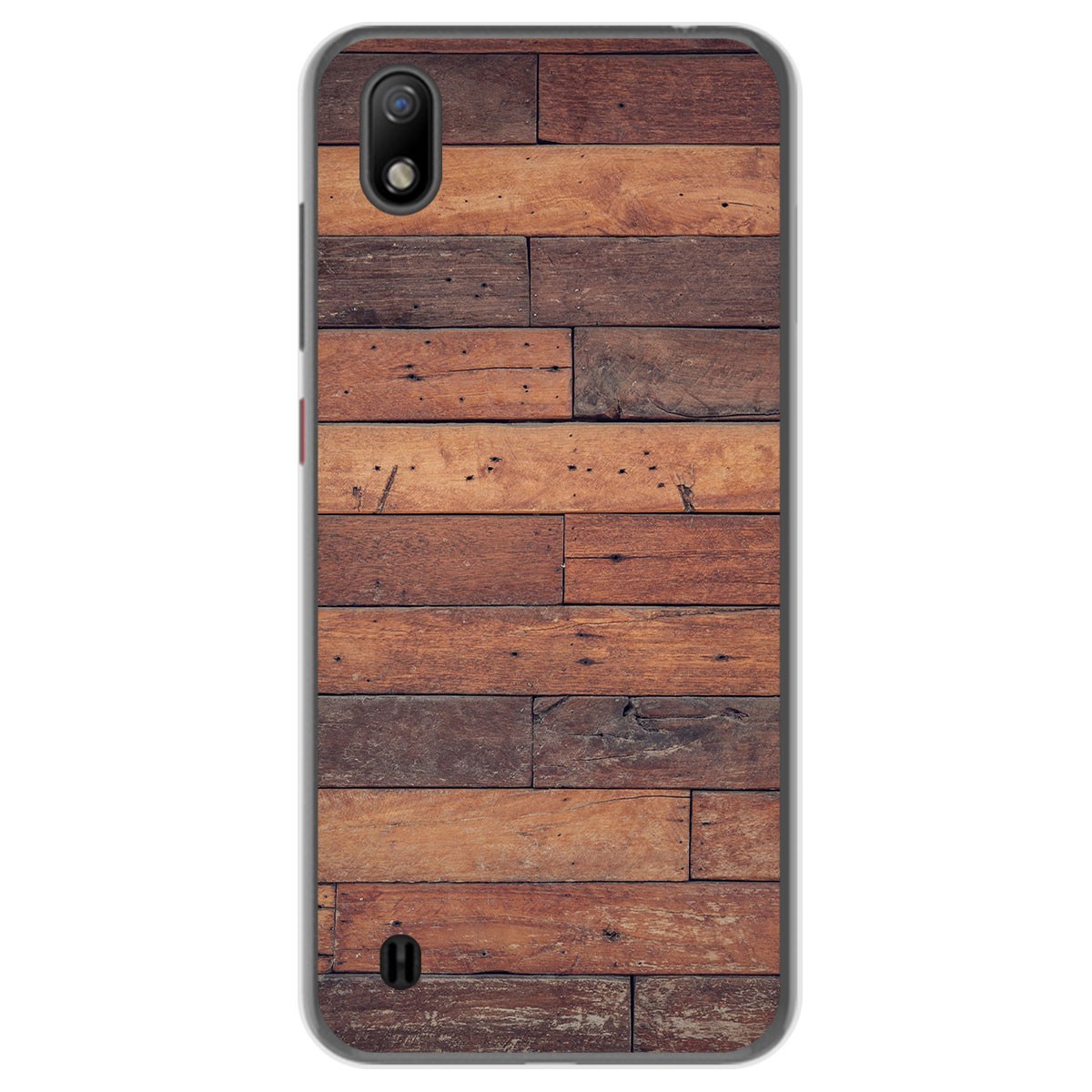 Funda Gel Tpu para ZTE Blade A7 (2019) diseño Madera 03 Dibujos