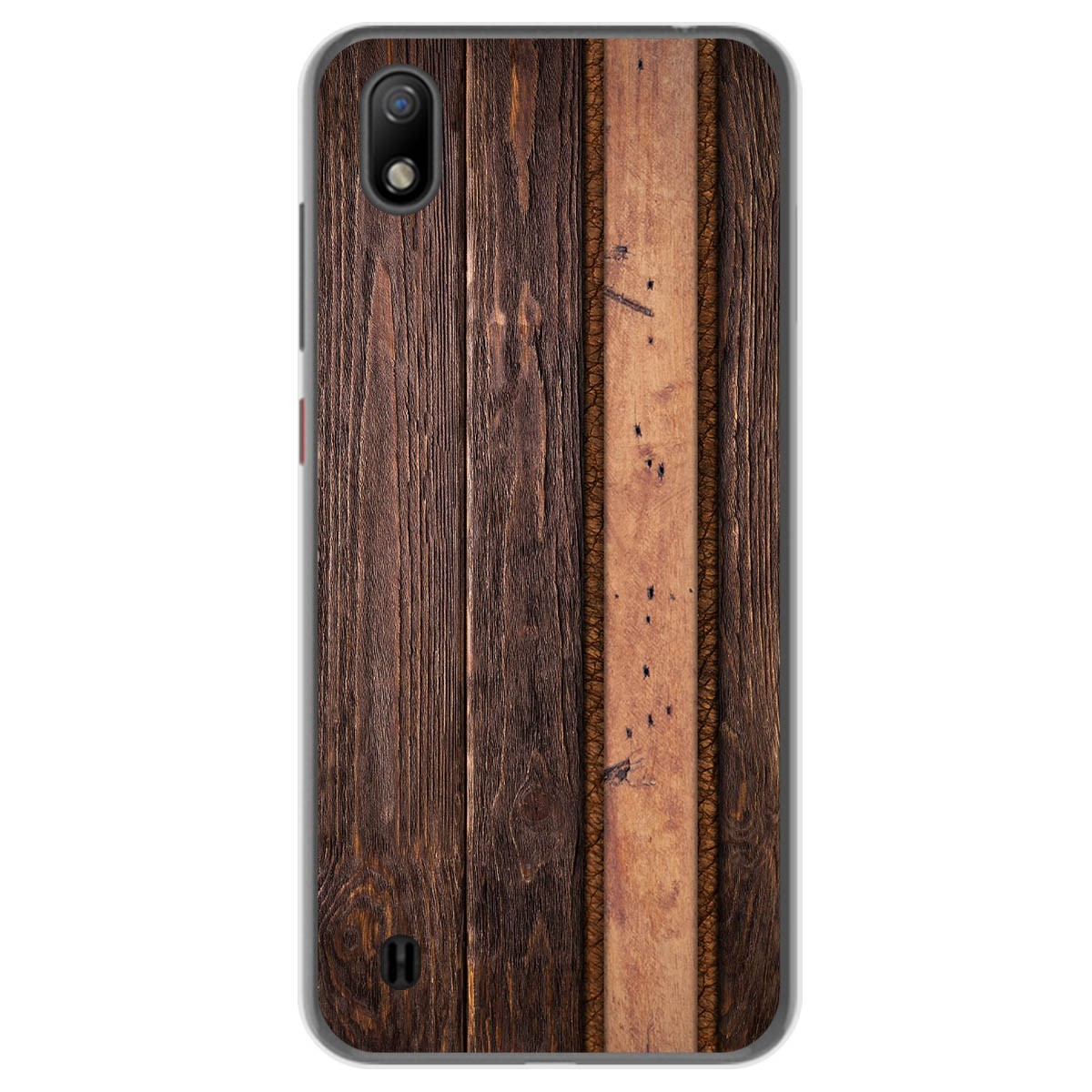 Funda Gel Tpu para ZTE Blade A7 (2019) diseño Madera 05 Dibujos